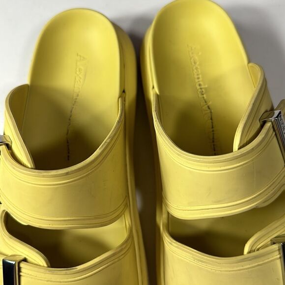 Alexander Macqueen Yellow Slides Preloved - Picture 6 of 7
